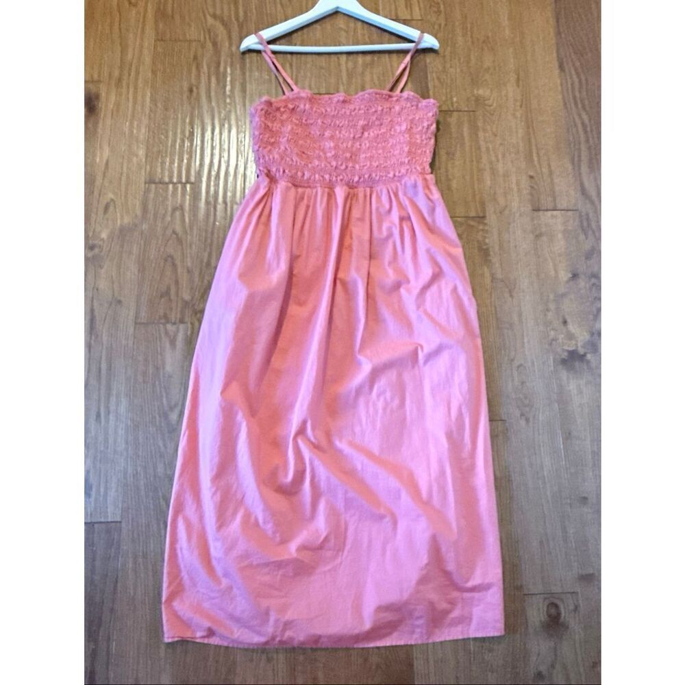 Old Navy coral smocked bust midi dress size XL - Picture 11 of 11
